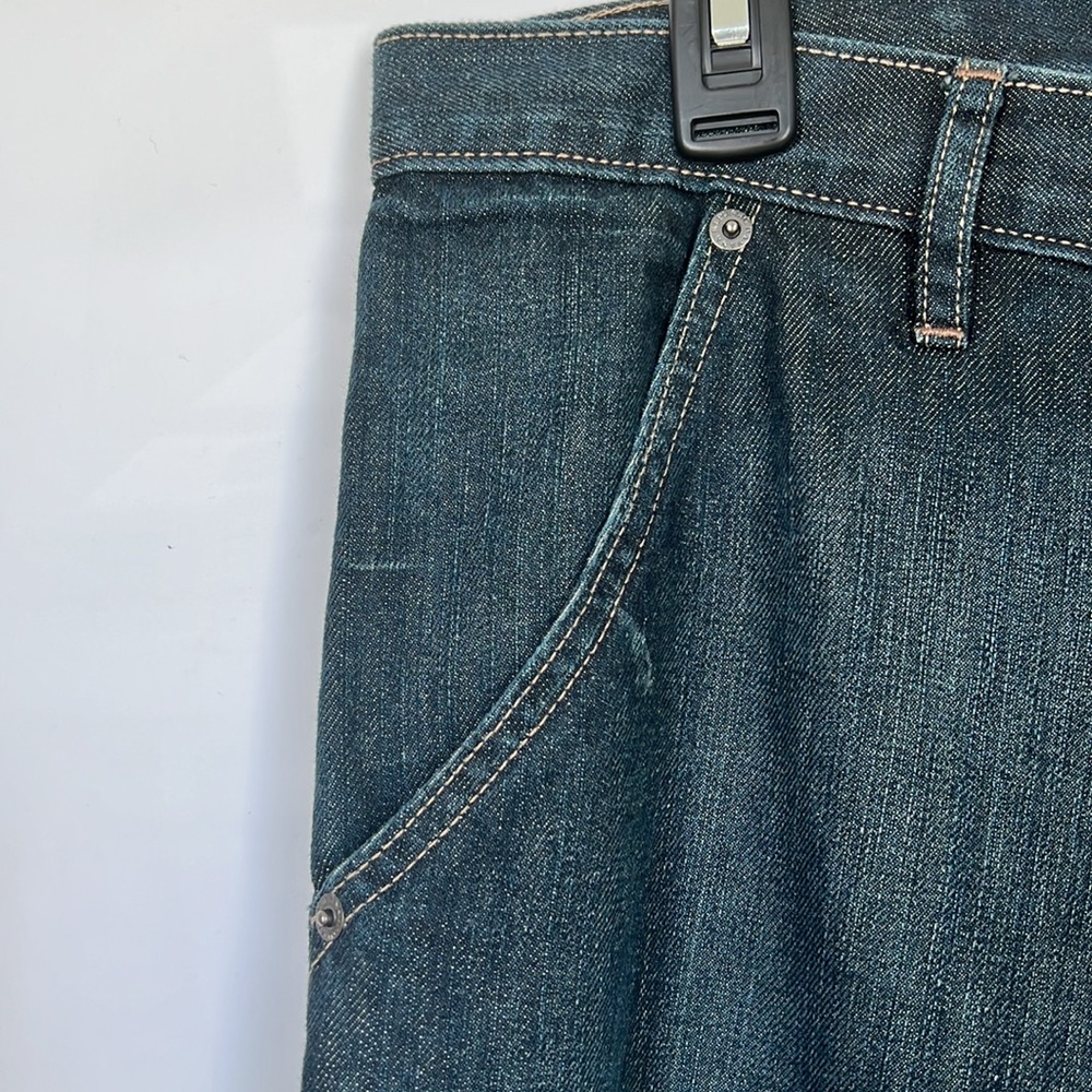 Banana Republic Sz 35/30 Straight Leg Blue Jeans - Picture 8 of 13